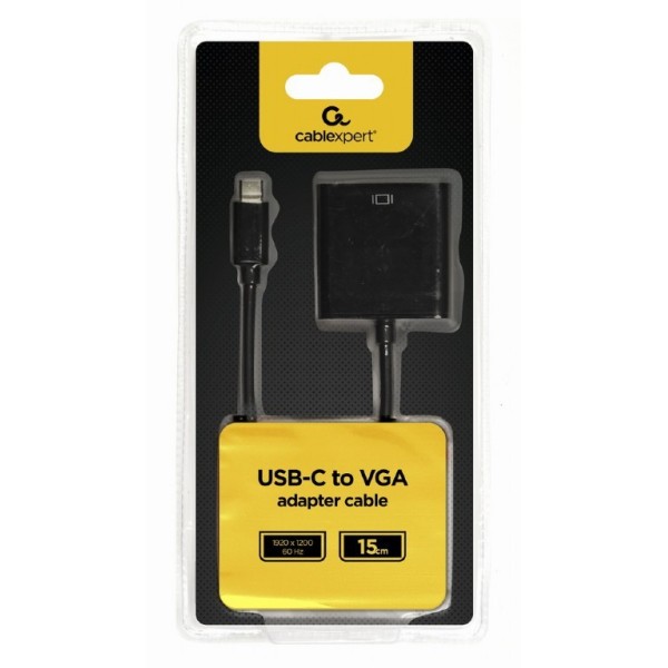Adaptateur CableXpert USB-C vers VGA AB-CM-VGAF-01