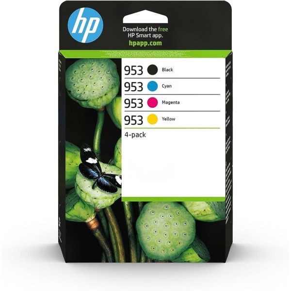 Pack HP 953 - 4 Pack  Cartouche d'encre HP 953 noir et couleurs 6zc69ae