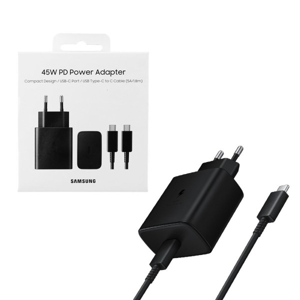 Adapateur secteur SAMSUNG USB-C 45W (avec cable)