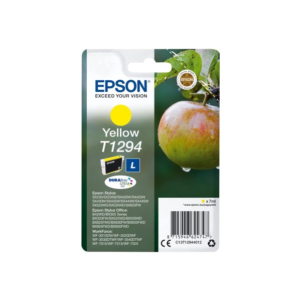 Epson T1294 - Cartouche d'encre Epson  T1294 Pomme jaune