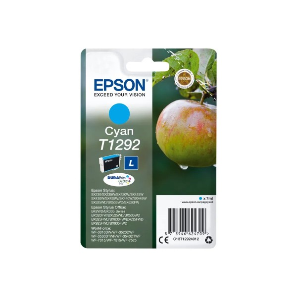 Epson T1292 - Cartouche d'encre Epson T1292 Pomme cyan