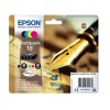 EPSON T1626 - Pack 4 cartouches d'encre Epson T1626 "Stylo à plume"