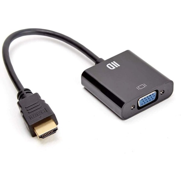 D2 - ADAPTATEUR HDMI (M) vers VGA (F) 15cm Or