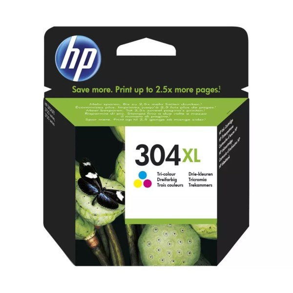 HP 304XL -  Cartouche d'encre HP 304XL  couleurs n9k07ae