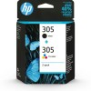 HP 305 - Dual Pack - Cartouche Noire & 3-couleurs