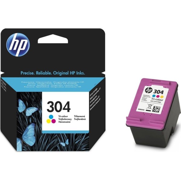 HP 304 - Cartouche d'encre HP 304  couleurs n9k05ae