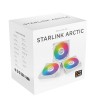 Lot de 3 Ventilateurs de boitier Xigmatek Starlink Ultra RGB (Blanc)