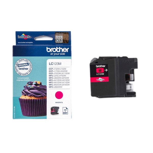 Brother LC123 M-Cartouche d'encre brother lc123 magenta