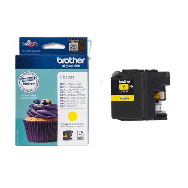 Brother LC123 Y-Cartouche d'encre brother lc123 jaune