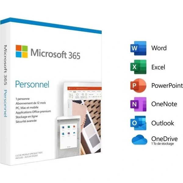 OFFICE 365 PERSONNEL 1 POSTE 1AN