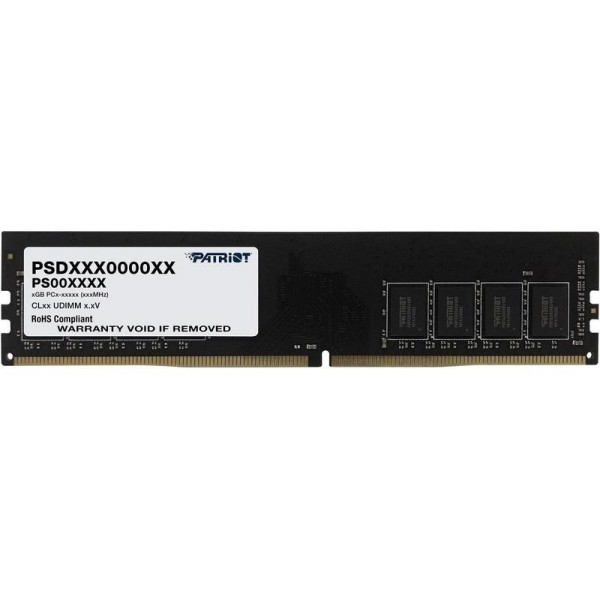 Barrette mémoire 8Go DIMM DDR4 Patriot Signature Line PC4-25600 (3200 Mhz) (Noir)